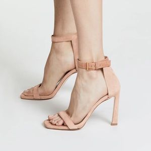 Stuart Weitzman Square Nudist Heel